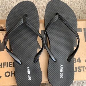 Black Flip flops
